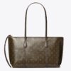 Small Perry Coated Canvas Tote Small Perry Coated Canvas Tote