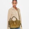 Small Romy Croc-Embossed Tote Small Romy Croc-Embossed Tote