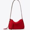 Small Romy Suede Pick Stitch Shoulder Bag Small Romy Suede Pick Stitch Shoulder Bag