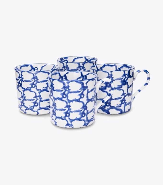 Spongeware Mug, Set Of 4 Spongeware Mug, Set Of 4