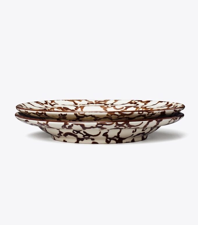 Spongeware Rim Soup Bowl, Set Of 2 Spongeware Rim Soup Bowl, Set Of 2