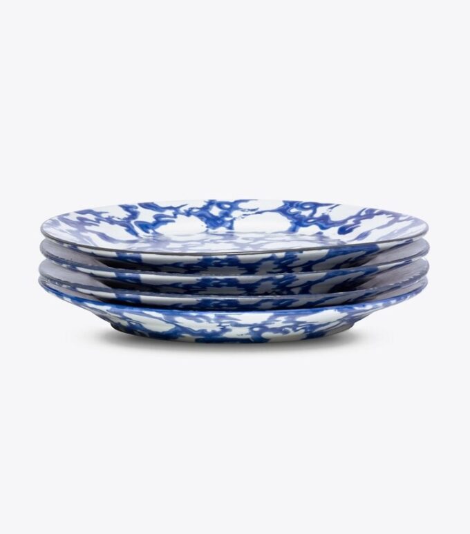 Spongeware Salad Plate, Set Of 4