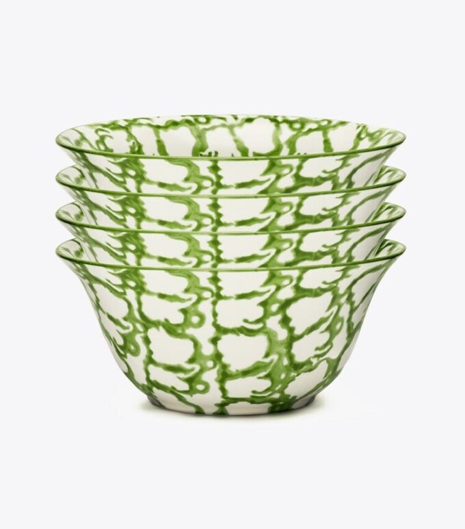 Spongeware Small Bowl, Set Of 4 Spongeware Small Bowl, Set Of 4