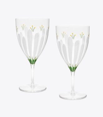 Spring Meadow Water Glass, Set Of 2