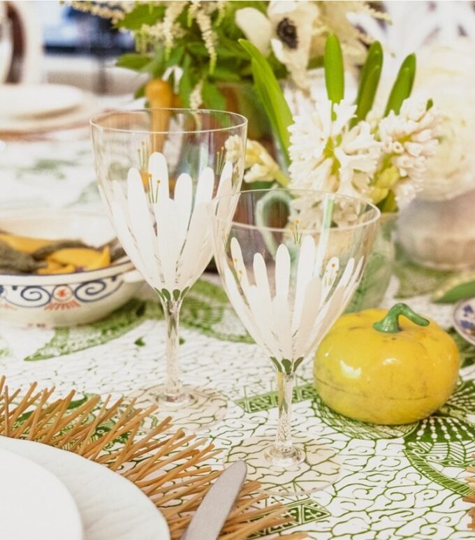 Spring Meadow Water Glass, Set Of 2