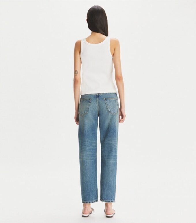 Straight Wide-Leg Jean