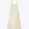 Strapless Smocked Silk Dress Strapless Smocked Silk Dress