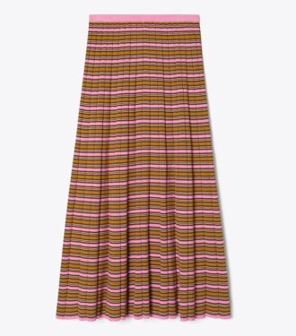 Striped Cotton Skirt