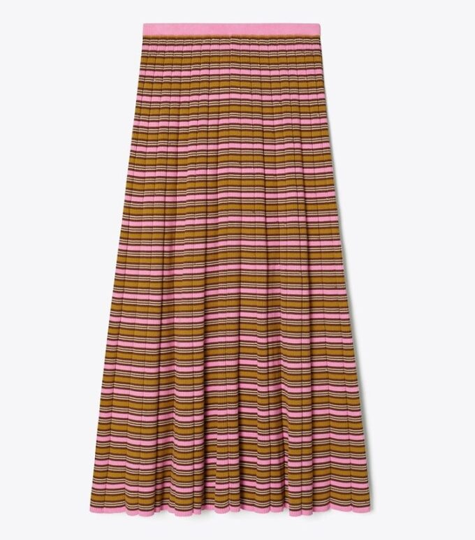 Striped Cotton Skirt