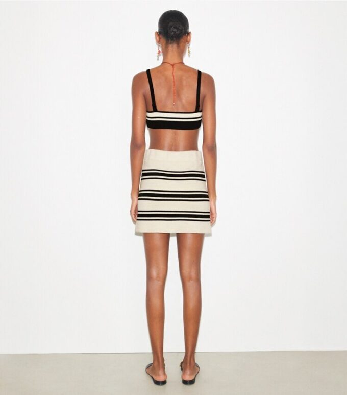 Striped Mini Skirt