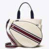 Striped Tennis Tote