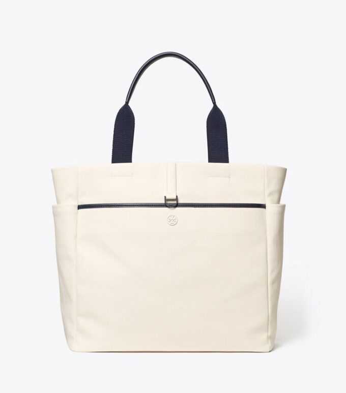 Striped Tennis Tote