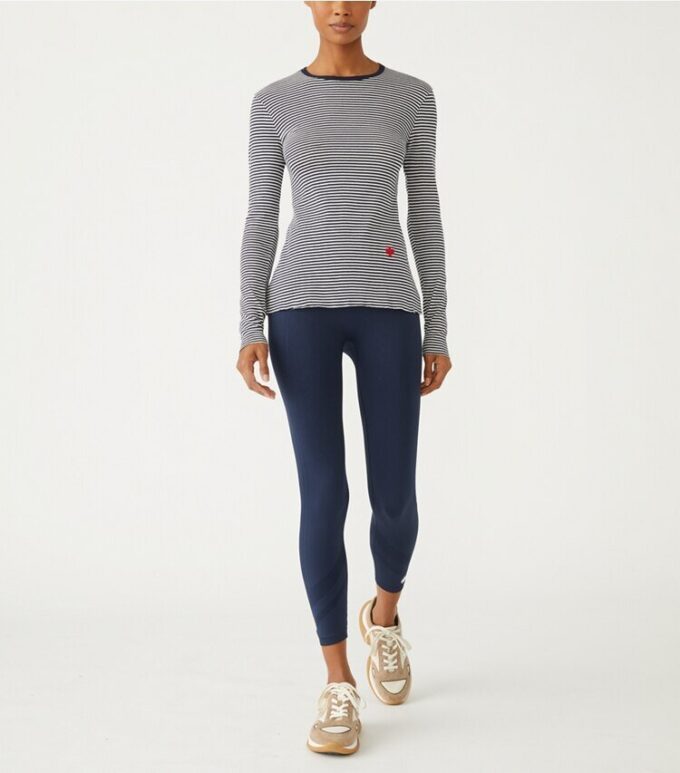 Striped Tissue-Weight Rib Long-Sleeve T-Shirt Striped Tissue-Weight Rib Long-Sleeve T-Shirt