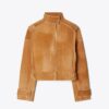 Suede Bomber Jacket