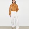 Suede Bomber Jacket