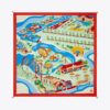 Summer Carnival Silk Square Scarf