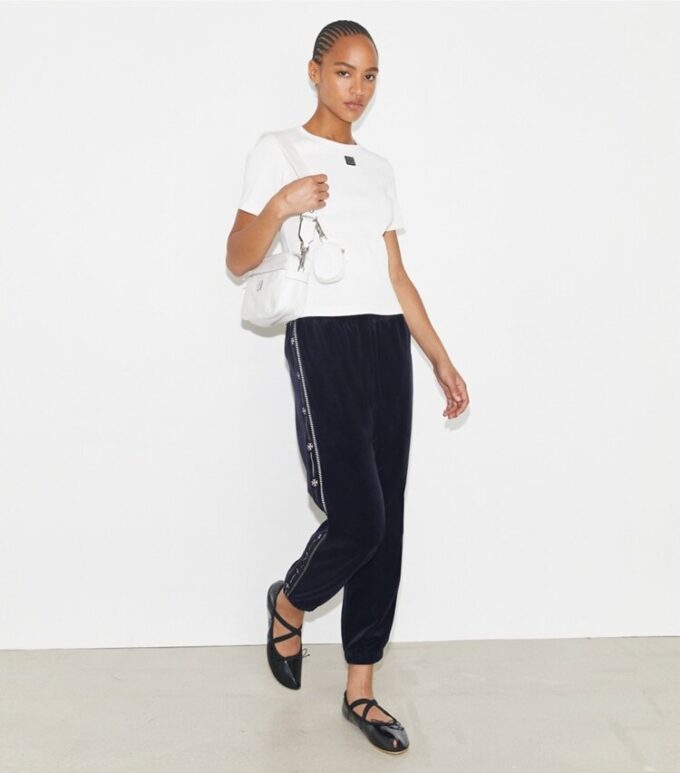 T Logo Velour Jogger