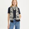 T Monogram Bordered Oblong Scarf T Monogram Bordered Oblong Scarf