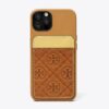 T Monogram Card Pocket Phone Case