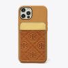 T Monogram Card Pocket Phone Case