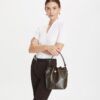 T Monogram Coated Canvas Bucket Bag