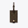 T Monogram Coated Canvas Luggage Tag