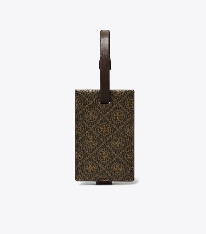 T Monogram Coated Canvas Luggage Tag