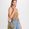 T Monogram Colorblock Bucket Bag
