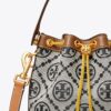 T Monogram Colorblock Bucket Bag