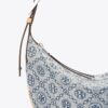 T Monogram Denim Small Balloon Bag