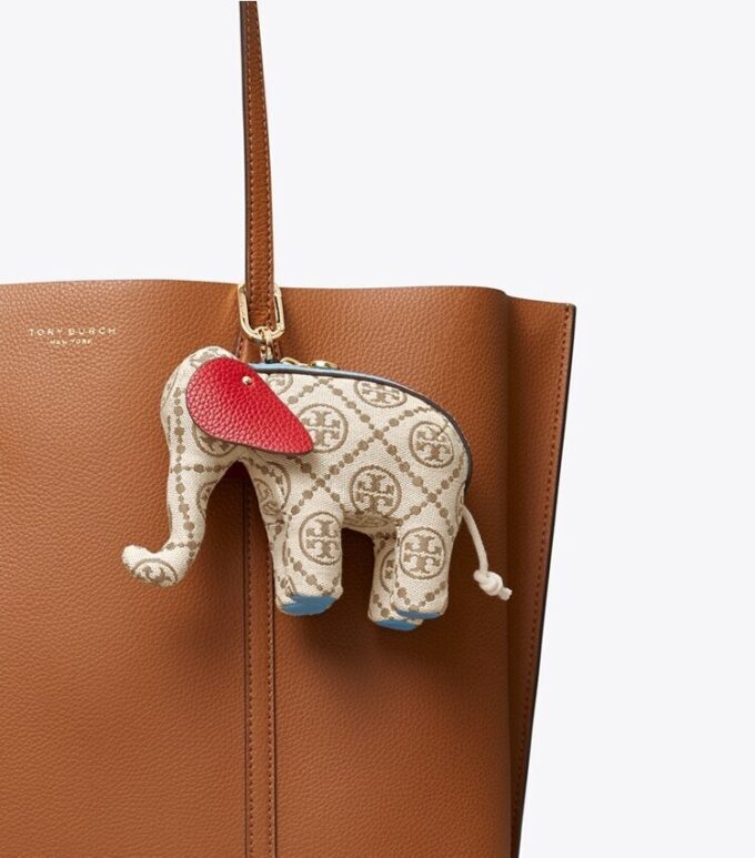 T Monogram Elephant Key Ring T Monogram Elephant Key Ring