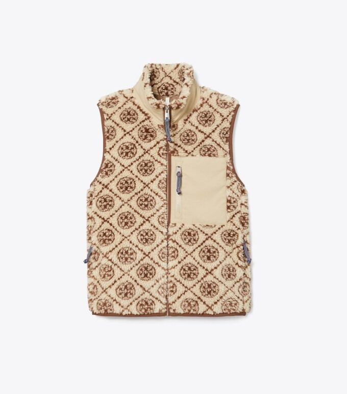 T Monogram Fleece Vest