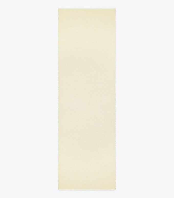 T Monogram Jacquard Oblong Scarf T Monogram Jacquard Oblong Scarf
