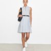 T Monogram Jacquard Pleated Golf Dress T Monogram Jacquard Pleated Golf Dress