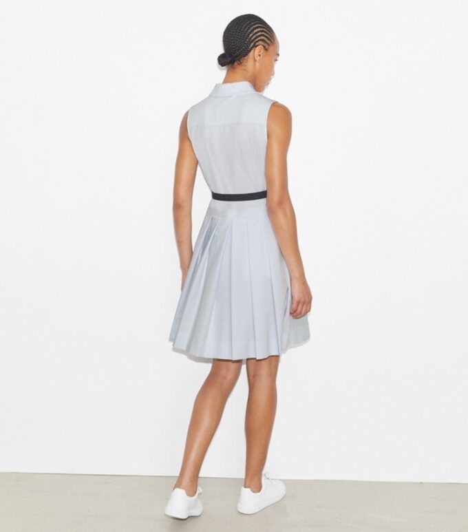 T Monogram Jacquard Pleated Golf Dress T Monogram Jacquard Pleated Golf Dress