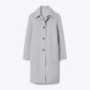 T Monogram Jacquard Reversible Wool Coat T Monogram Jacquard Reversible Wool Coat