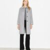 T Monogram Jacquard Reversible Wool Coat T Monogram Jacquard Reversible Wool Coat