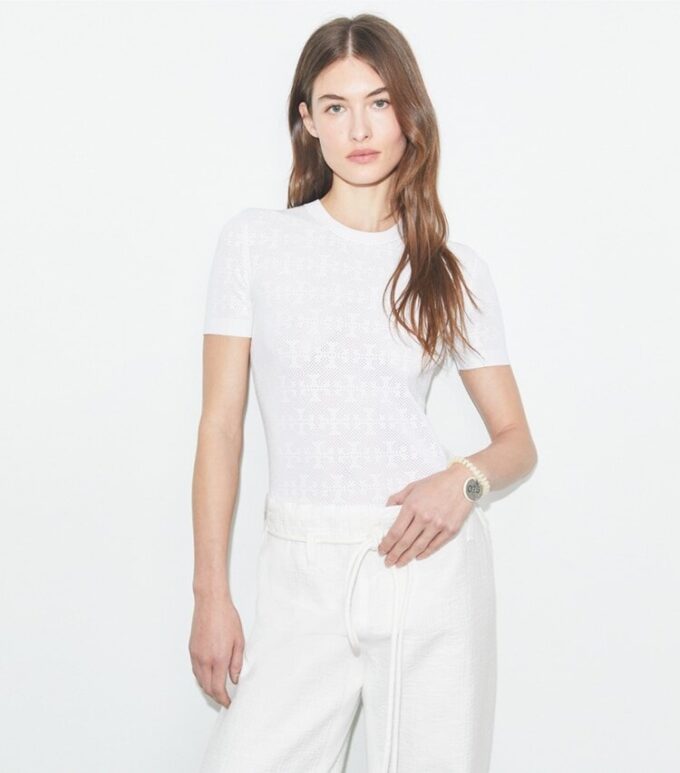 T Monogram Jacquard Sweater T Monogram Jacquard Sweater