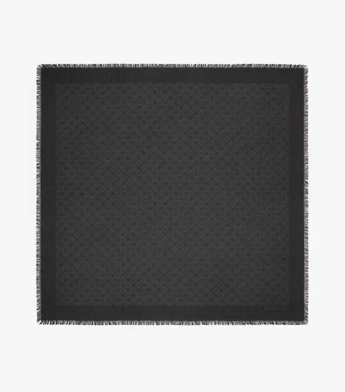 T Monogram Jacquard Traveler Scarf