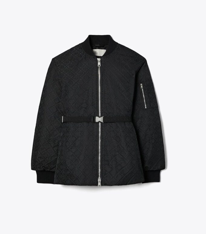 T Monogram Jacquard Zip Jacket T Monogram Jacquard Zip Jacket