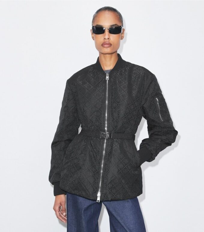 T Monogram Jacquard Zip Jacket T Monogram Jacquard Zip Jacket