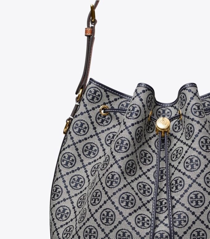 T Monogram Oversized Bucket Bag