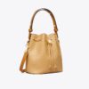 T Monogram Pebble Bucket Bag