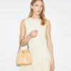 T Monogram Pebble Bucket Bag