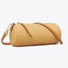 T Monogram Pebbled Cylinder Bag