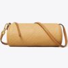 T Monogram Pebbled Cylinder Bag