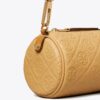 T Monogram Pebbled Cylinder Bag
