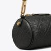 T Monogram Pebbled Cylinder Bag