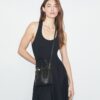 T Monogram Pebbled Mini Bucket Bag