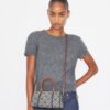 T Monogram Petite Barrel Bag